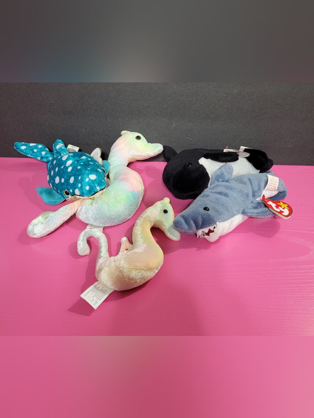 TY Beanie Babies Plush Animals Set Of 5 (1734)